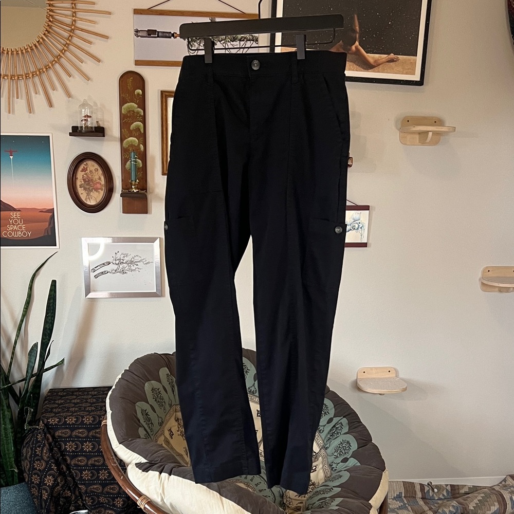 Lee Women's Ultra Lux Comfort with Flex-To-Go Utility Pant in Black - Size 8